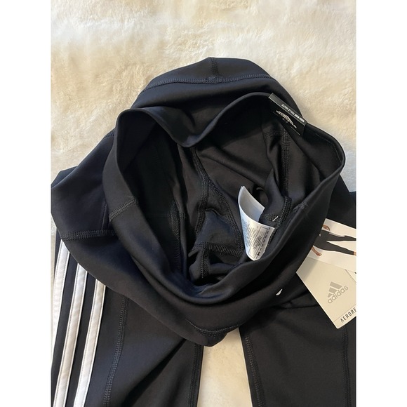 New! Adidas Women's Small Black High-Rise 7/8 AEROREADY Leggings NWT - Picture 10 of 14